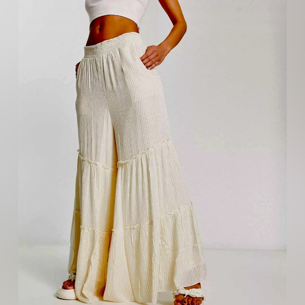 RAGA Metallic Stripe Pants - Picture 2 of 6
